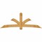 Ekena Millwork Davenport Rough Sawn Timber Gable Bracket, Western Red Cedar, 96"W x 36"H x 4"D x 6"F, 9/12 Pitch GBW096X36X0406DAV00RWR - alternate 1